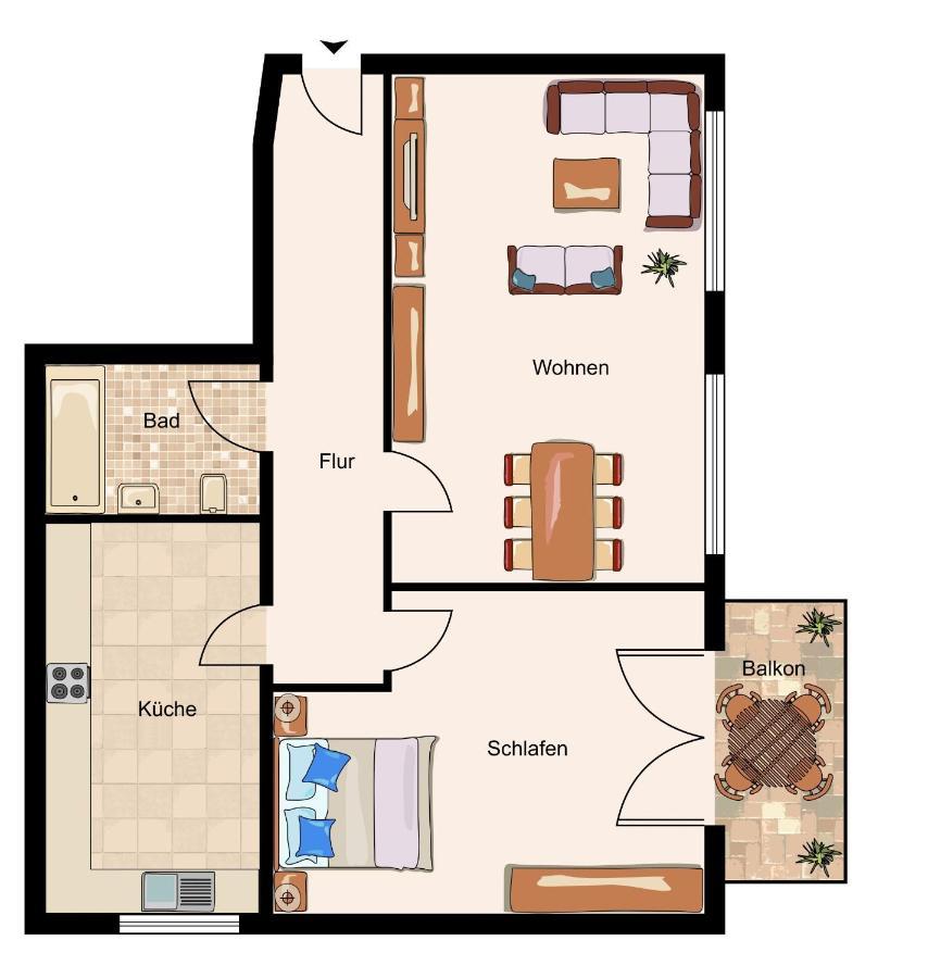 Boardinghouse Living28 Kaarst Aparthotel Luaran gambar